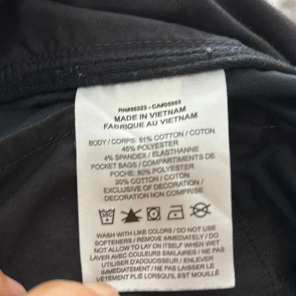 Nike Black Chinos Straight Leg Cotton Blend